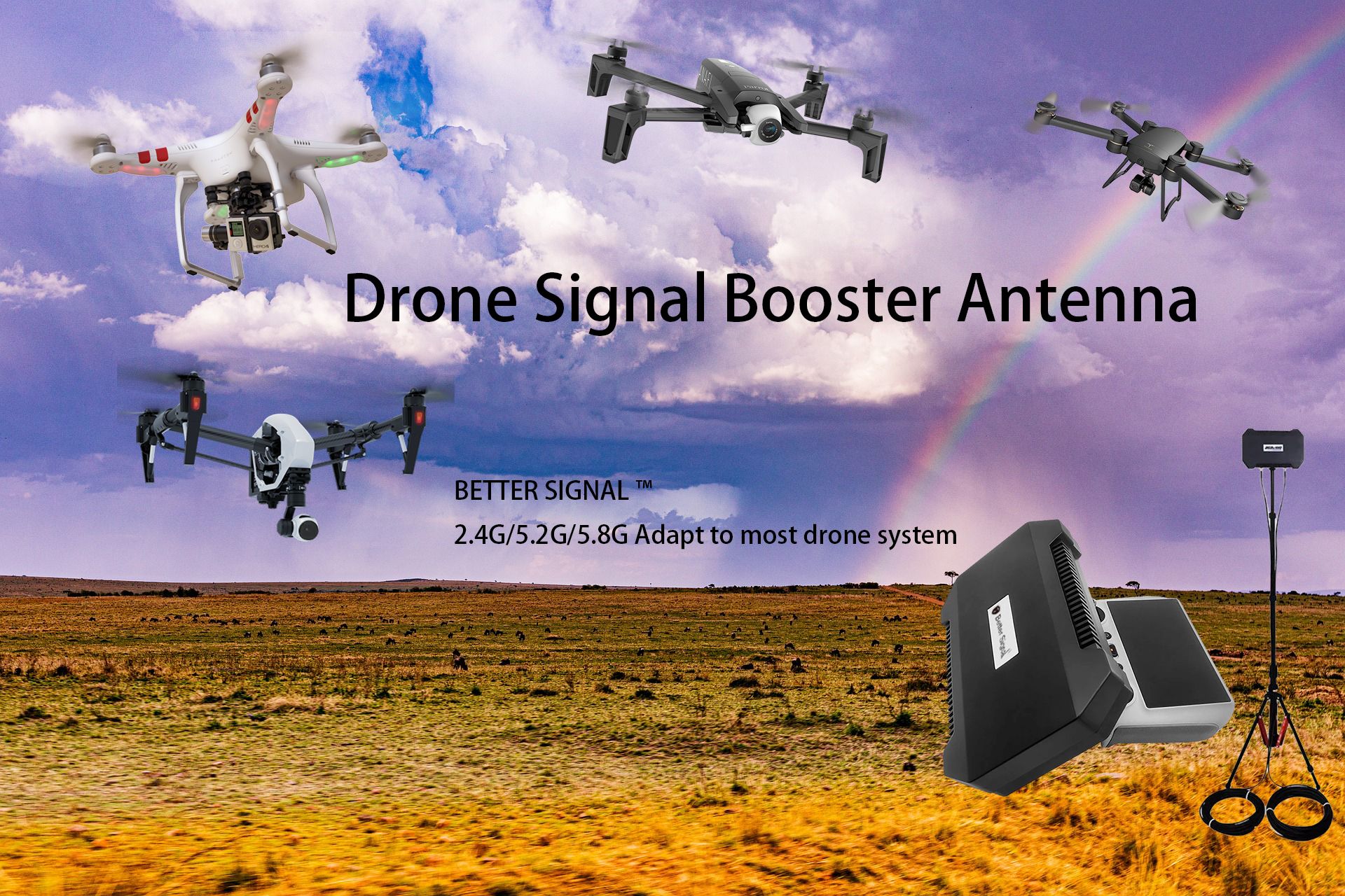 Drone signal booster antenna factory